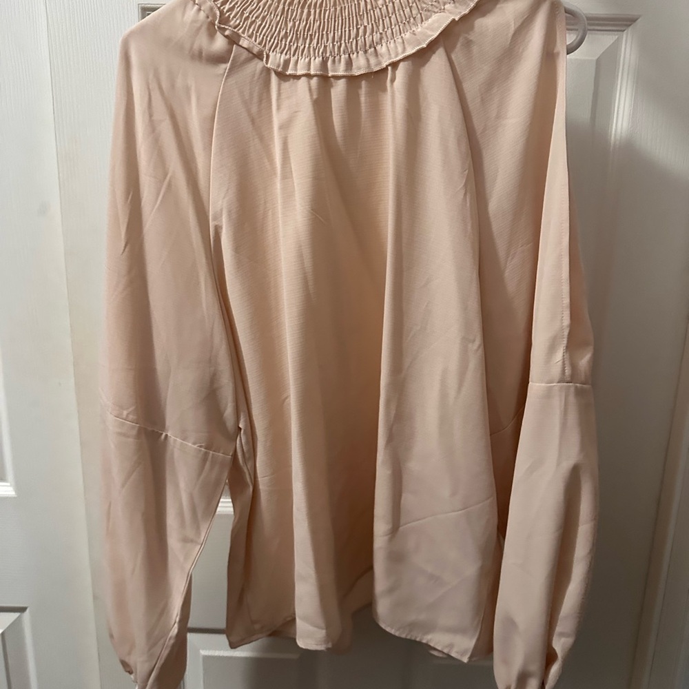 Elegant Cream Women's Top
